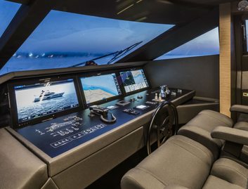 Ferretti 780 Mk2, Helm Station