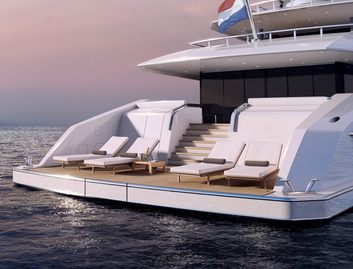 Heesen 50m Aluminium FDHF, Beach Club