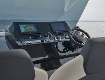 Astondoa 377 Coupé, Helm Station