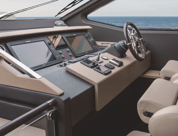 Azimut 66 Mk1, Helm Station