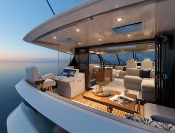 Maritimo M600 Gen 1, Fly Deck/Sportdeck