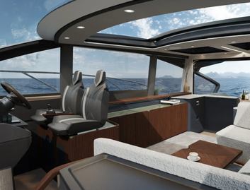 Fairline Targa 58 GTO , Helm Station