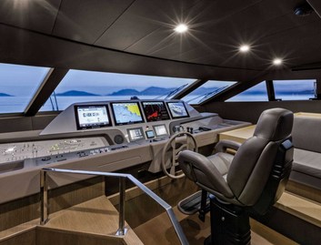 Ferretti 960, Helm Station