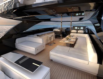 Riva 110&#039; Dolcevita, Fly Deck/Sportdeck