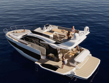 Galeon 440 Fly Mk2, Deck Area