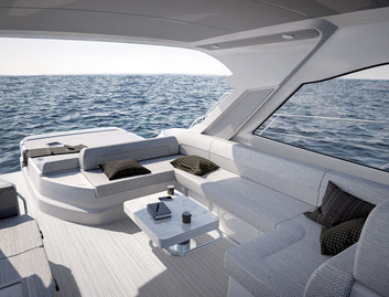 Azimut Atlantis 51, Deck Area