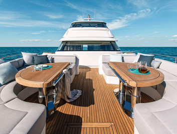 Monte Carlo Yachts MCY 76 Skylounge, Deck Area