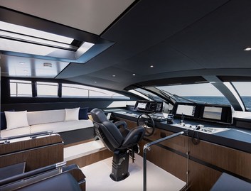 Riva 102&#039; Corsaro Super, Helm Station