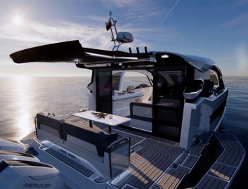 Galeon 435 GTO, Deck Area