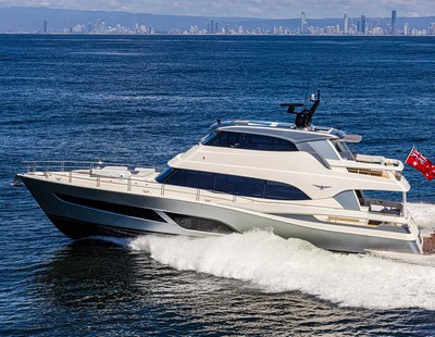 Riviera 78 Motor Yacht Enclosed Bridge Deck