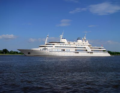 ide view of Al Said yacht for visual comparison