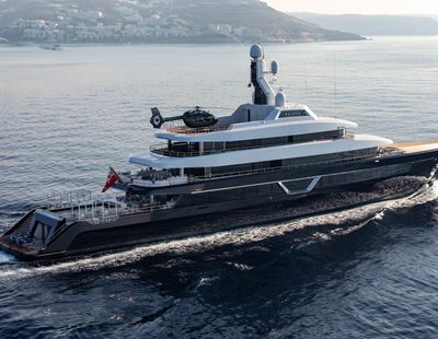 ide view of Lonian yacht for visual comparison