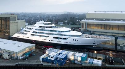 Lürssen Launches 116m Superyacht Boardwalk