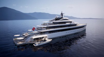 WATCH: New Renderings of 85m Benetti Superyacht Project Life Released