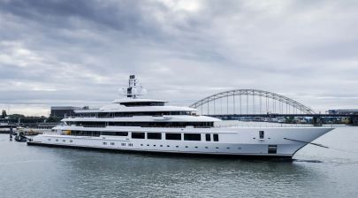 Oceanco’s 117m superyacht INFINITY prepares for sea trials