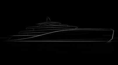 Admiral lays keel of ‘Blue Marlin’ hybrid superyacht