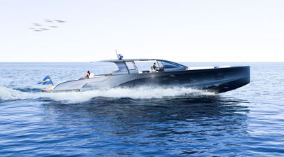 WATCH: 24m Windy SR77 Flagship Yacht Reaches Construction Milestone as Hull Mould Heads to Sweden