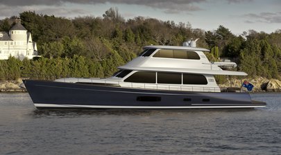 Grand Banks 85 makes splash on preliminary sea trials