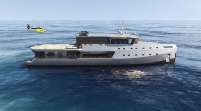 Damen Yachting announces 65m support vessel Big Shadow