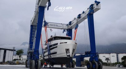 Lazzara Yachts launches superyacht with ‘largest GRT in its class’