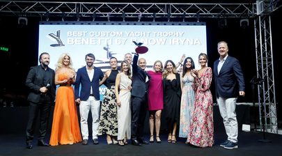 Benetti Superyacht IRYNA Wins 'Best Custom Yacht'