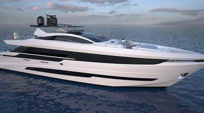 First Gransport 33 superyacht launched by Mangusta