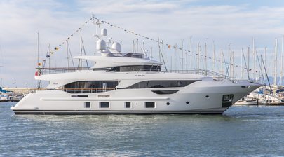 Benetti launch fourth Delfino 95 MY Eurus