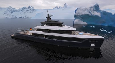 Project B50 explorer yacht unveiled by Drettmann