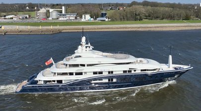 70m Rossinavini Superyacht High Power III Seen on First Sea Trial After Major Refit 