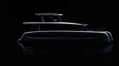 WATCH: First Solar-Electric Pioneer PY60 Catamaran Nears Launch Ahead of Cannes Debut