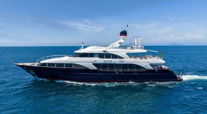 37m Benetti Classic 120 Superyacht Kos Returns to the Water After Major Six-Month Refit 