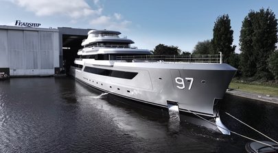 Watch Feadship Launch 80m Explorer Valor