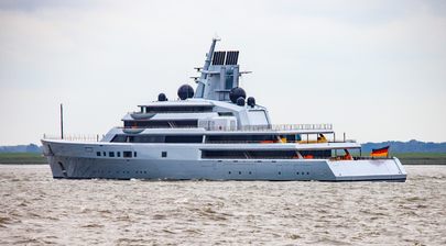 Lurssen's 136m Project ALI BABA on Sea Trials