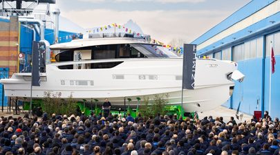 First Azimut Seadeck 9 Launched and Becomes Largest Yacht Ever Built in Avigliana