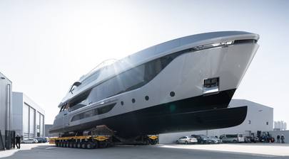WATCH: 40m Superyacht Shine Launches as Van der Valk’s Largest Vessel to Date