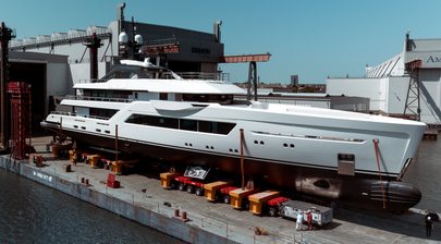 Fourth Amels 60 hull launches in the Netherlands