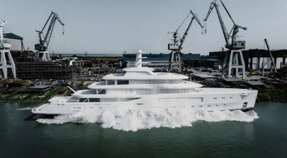 Fourth Amels 80 Superyacht Launched in Galati 