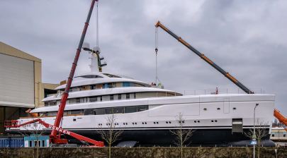 78m Lürssen Superyacht Ace 21 Spotted Ahead of 2025 Delivery