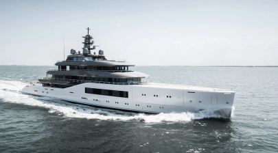 First Hybrid Amels 80 Superyacht Begins Sea Trials 