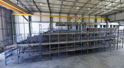 Cantieri di Pisa Advances Construction on 40m Custom Superyacht