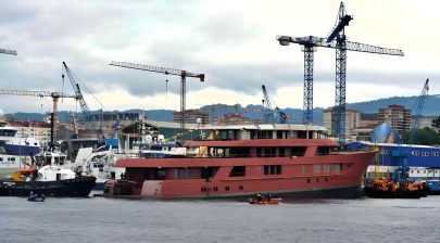 107m Explorer Yacht Project INCOGNITA Launched 