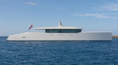 WATCH: 45m Alia Custom Superyacht Genie Blu Revealed at Launch Ceremony