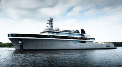 Lürssen’s 114m Fuel-Cell Cosmos Revealed as Superyacht Nausicaä 