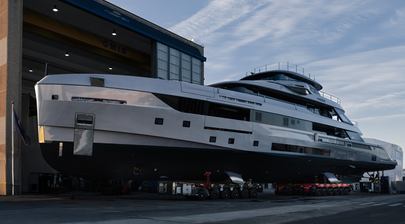 WATCH: Rossinavi Launches 53m Full-Custom Superyacht Heed in Pisa