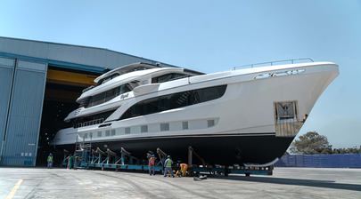 First 45m Gulf Craft Majesty 145 Superyacht Launched