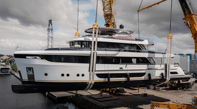 35m Van der Valk Superyacht Lalabe Launched in the Netherlands