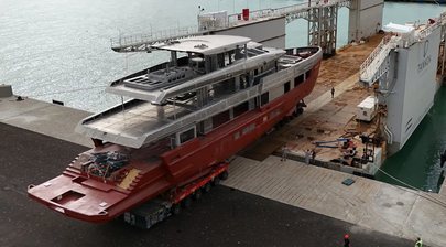 Third Tankoa T450 Superyacht Arrives in Genoa After Two-Day Transfer