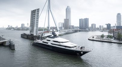 Oceanco's 92m TRANQUILITY undergoes upgrades