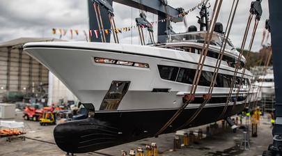 Eighth Baglietto T52 Superyacht Marsa Luna Launched in La Spezi
