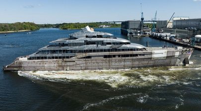 Secretive 101m Lürssen Superyacht Project Ziggy Seen for First Time